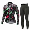 Cycling Suit Spring and Autumn Long Sleeve Suit Men's Mountain Bike Equipment Cycling Suit Suit