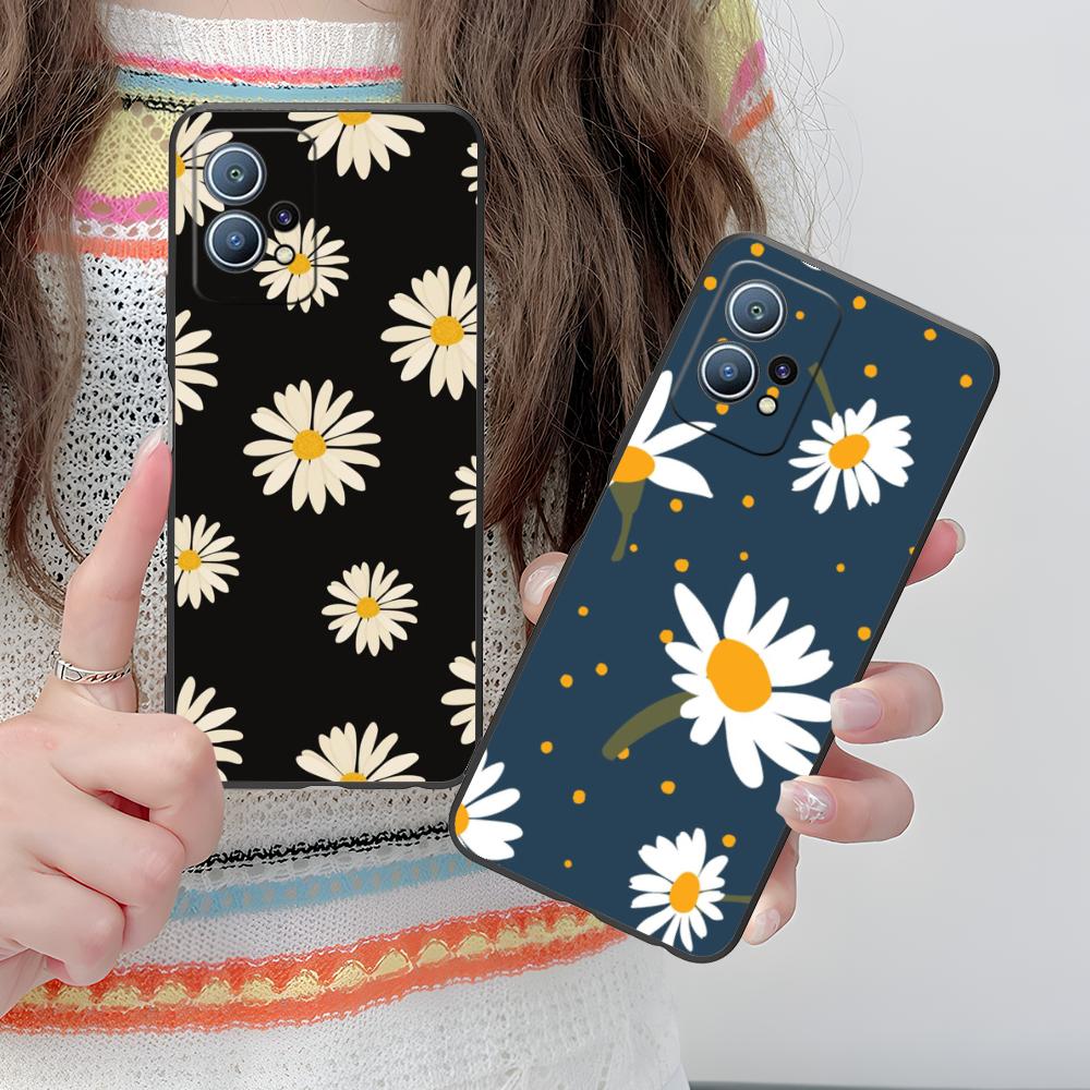 Classic Daisy Mobile Cell Phone Case for Huawei P60 P50 P40 P30 P20 P10 P9 P8 Pro Lite Plus Colorful Printing Cover Luxury Cover
