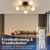 Ventilateur de plafond - NETTLIFE - G9 - Moteur DC réversible 6 vitesses - Éclairage 5x G9 - Télécommande & minuterie