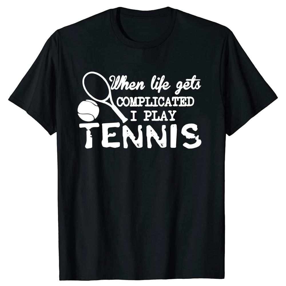 

Новый летний стиль унисекс, футболка «I Love Play Tennis», одежда унисекс, подарок, хлопковая забавная футболка с короткими рукавами, графика Harajuku, хип-хоп L