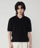 UNTAPPED STUDIO [2Pack] Washable Cool Cotton Cable Short Sleeve Collared Button Knit 3 Colors