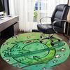 1pc Space Creature Office Round Area Rug,  Mat Suitable For Office, Under Office Chairs Bedroom Living Room Home Decor, Room Deco