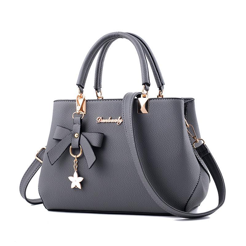 Women's Bag 2026 New Fashion Bag Korean Version Portable Shoulder Messenger Bag Bow Decorative Women's Bag