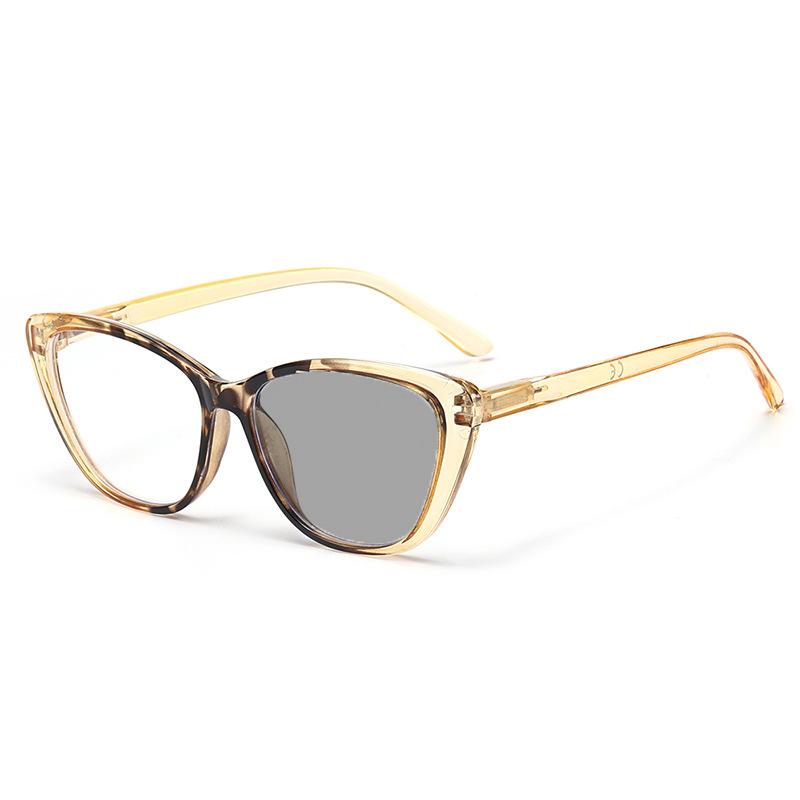 2026 New Cat-Eye Anti-Blue Light Presbyopia Glasses High-Definition Reading Eyewear with Spring-Loaded Temples 0 To +4.0