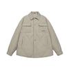 Men's 90% White Duck Down Lightweight Winter Shirt Jacket - Loose Lapel, Plus Size