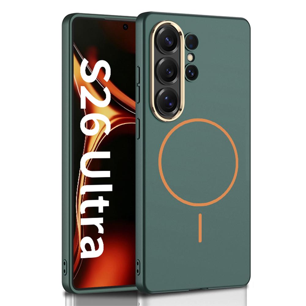 GKK Чохол для Samsung Galaxy S26 Ultra Магнітний чохол PC + TPU Ультратонкий чохол для телефону Підтримка бездротової зарядки