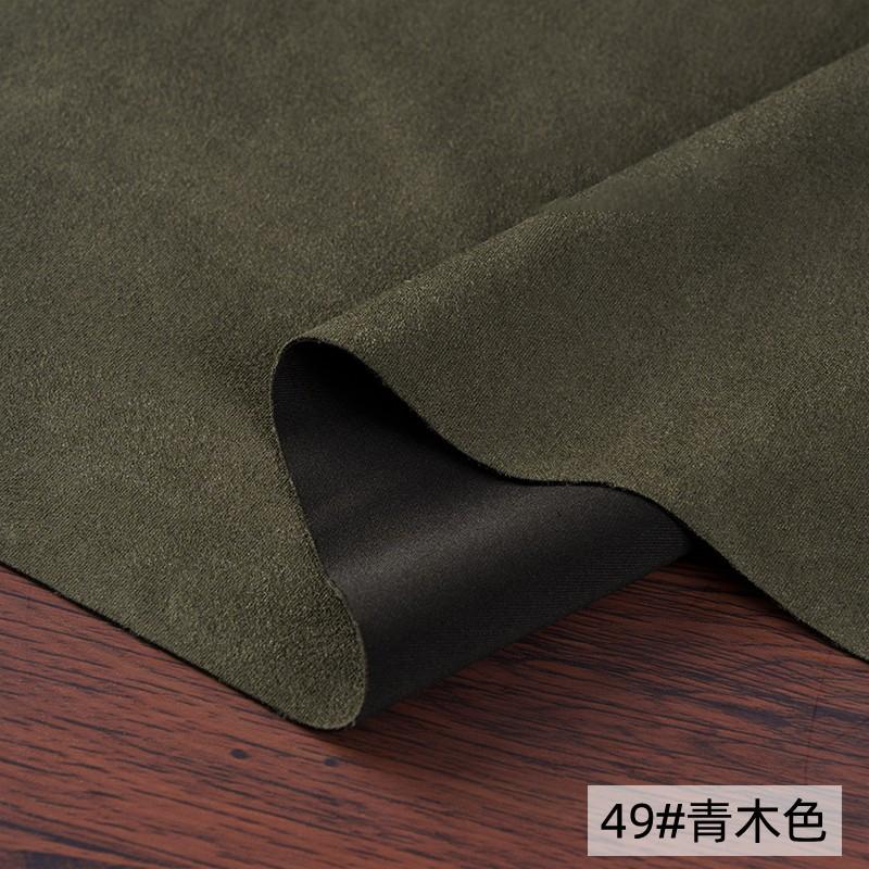 Suede Knitted Air Layer Fabric Brushed Elasticity High Quality Soft Smooth Delicate for Sewing Clothes 860g/m