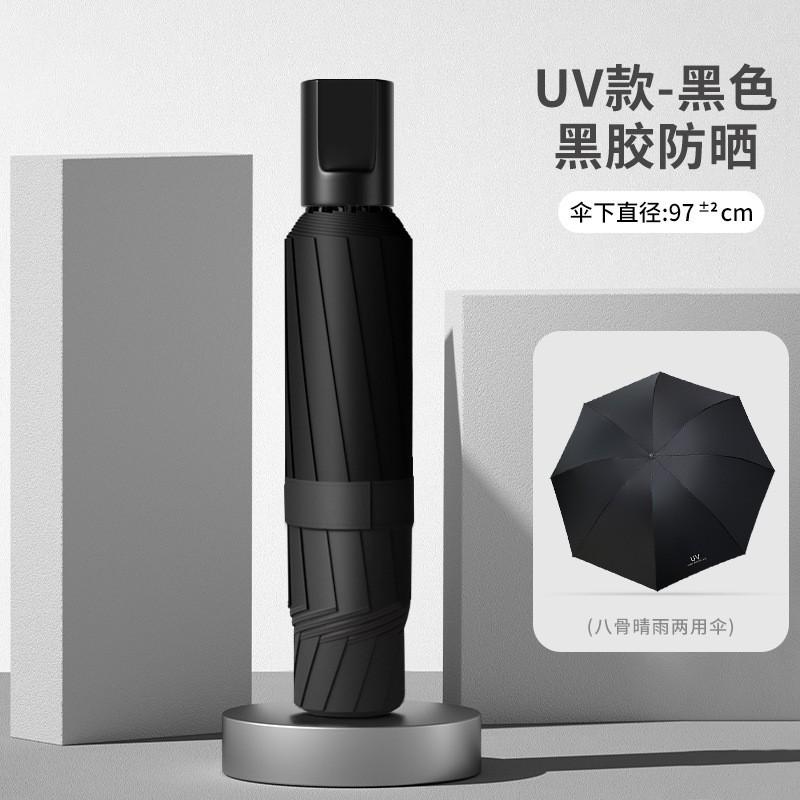 Men's umbrella Ten-bone umbrella Folded, enlarged and reinforced Coarse weather and rain umbrella A large number of umbrellas