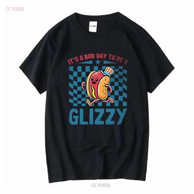 C'est un mauvais jour pour être une Glizzy 4 juillet T-shirt drôle vintage Lavé Respirant mode homme Confortable Légèrement Unisexe