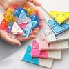 Kawaii 5/10pcs Triangle Corner Clips File Paper Clips File Index Photo Clamp Page Holder Korean Stationery Office Desk Organizer