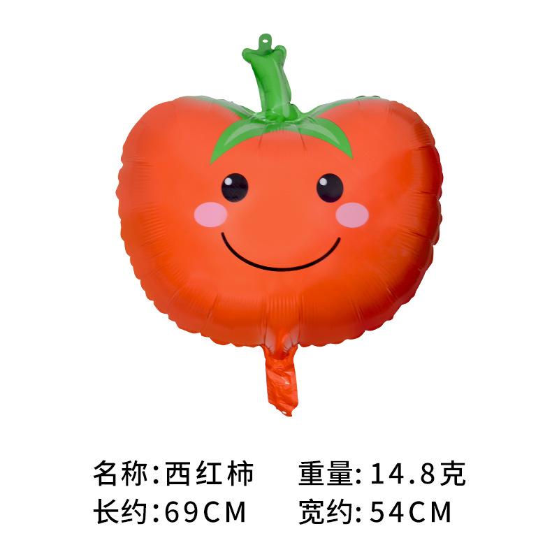 Mexican Summer Party Decorated Fruit Balloon Tropical Cactus Pineapple Watermelon Taco Strawberry Aluminum Balloon