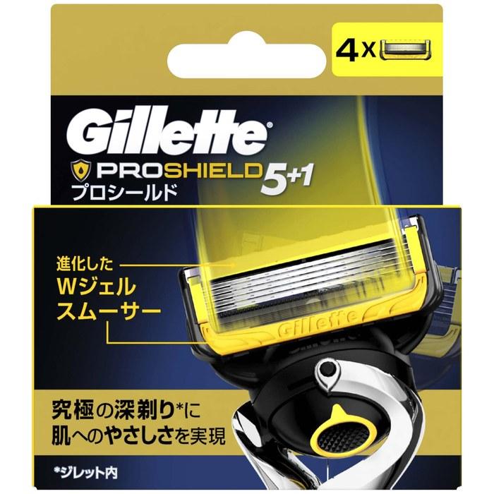 Gillette Proshield Razor Blade Refills 4-Count