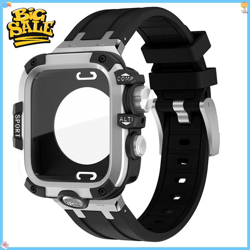 Vollständige Hülle + Armband für Apple Watch Ultra 3 2 49mm Harte Stoßstange GWG Style Displayschutzfolie für iWatch Series 11 10 46MM 45MM 4