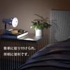 Pispoer Clip Lamp, E26 Lamp Holder, with LED Bulb (9W, Color Temperature 5000K), Indoor Use, with Switch Socket, for Indoor Lighting, Work, Reading,