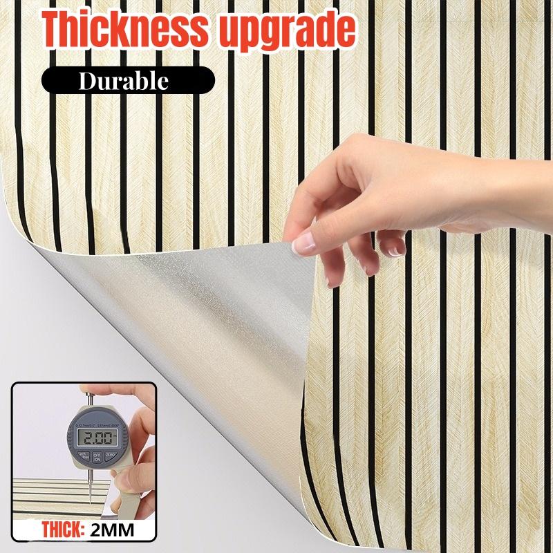 Naklejki ścienne z siatki piankowej Dekoracja tła ściany Tapety Grube XPE Słoje drewna Odrywaj i przyklejaj Tapeta Remont domu