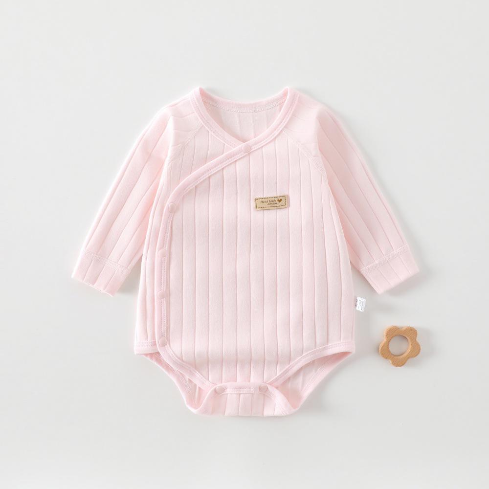 Body de Veludo Sem Costura Classe A para Bebê, 0-1 Ano, Macacão Pijama de Engatinhar Outono/Inverno