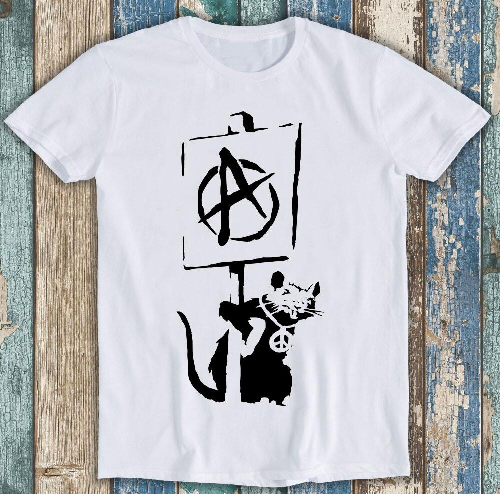 Banksy Rat Revolution Art Funny Gift Tee T Shirt M1312