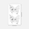 Small Fresh Butterfly Symbiotic Tattoo Sticker High Value Beautiful Tattoo Sticker