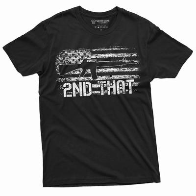 Men's Second Amendment Patriotic T-shirt 2nd That Gun Rights Constitution Tee Unisex T-Shirt