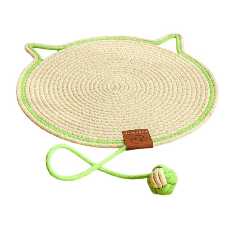 Cotton Rope Cats Scratcher Post Mat Essential Cats Toy for Claw Care Scratches-Resistant Engaging for Home
