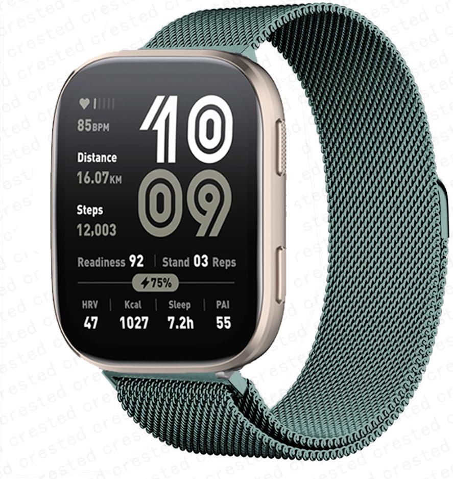 20mm 22mm watch Strap for Amazfit bip 6/5/Balance/GTS/4/mini/2/2e/3/GTR/4/2/3 Pro milanese loop bracelet huawei gt 5 4 3 2 Band