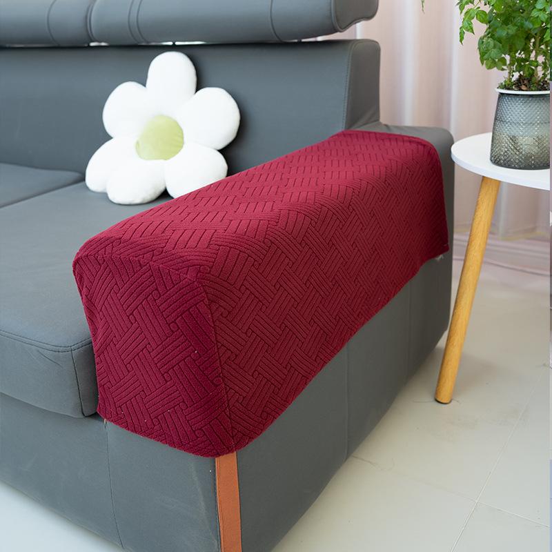 2pcs Armchair Cover Anti-slip Sofa Arm Protective Cover Soft Jacquard Sofa Armrest Cover Living Room Furniture Protective красный 3890₽