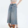 Yousheng Cropped Jeans for Women Wide Leg High Waisted Denim Pants Summer Casual Short Baggy Jeans with Pockets