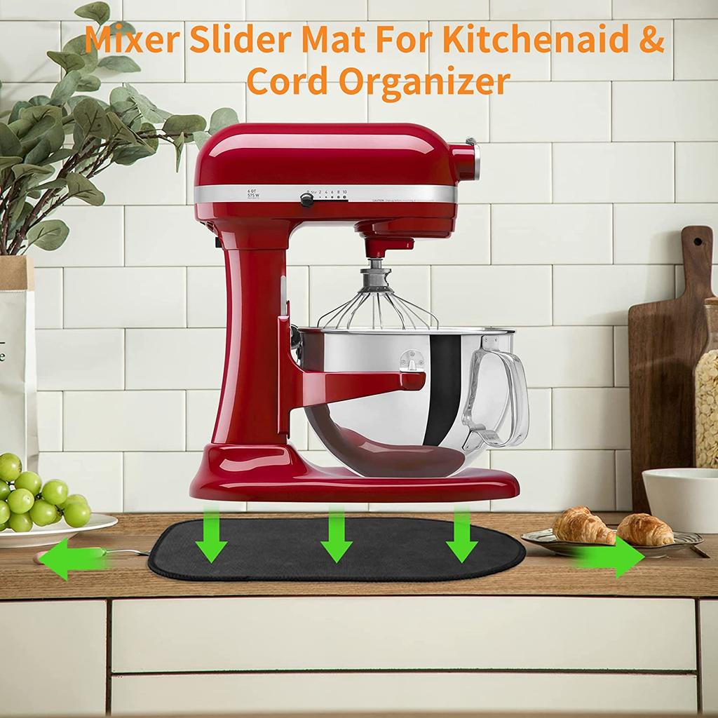 For Kitchenaid Mixer Sliding Mat 4.5-8QT Mover Slider Mat Pad Stand Mixer Kitchen Appliance Slider Mat Compatible Kitchen Parts