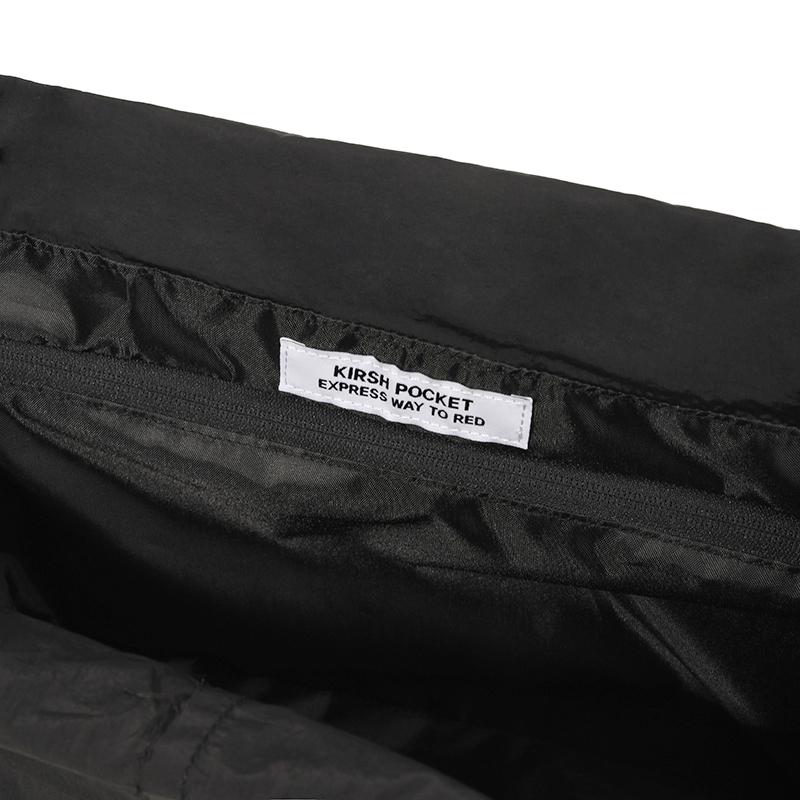 Kirsh Pocket Drawstring Crossbody Bag [Black]