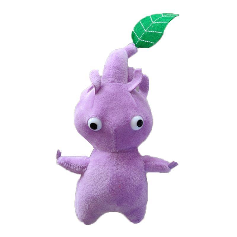 

Plush Pikmin Toy Yellow Red Blue Leaves Horn Lovely Gift For Kid Fans Collection фиолетовый