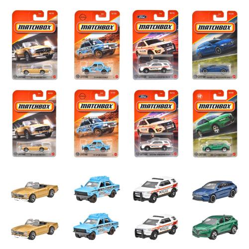 Matchbox Basic Cars A Assortment Vehicle Toy Mini Cars, 24-Car Set, Box Set, Ages 3+, Multi-Purpose, 98CA-30782