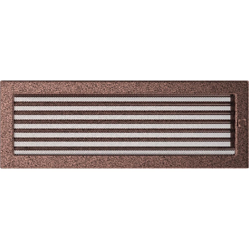 Vent Cover 17x49 Copper with Blinds