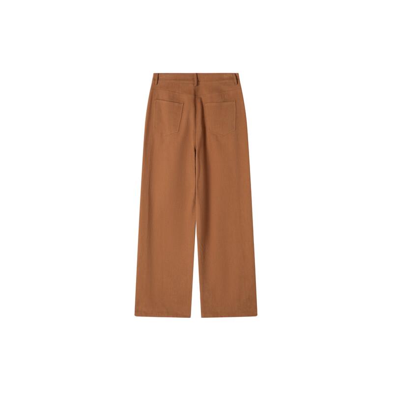 Elva' Island Women's Autumn/Winter High-Waist Wide Leg Denim Pants