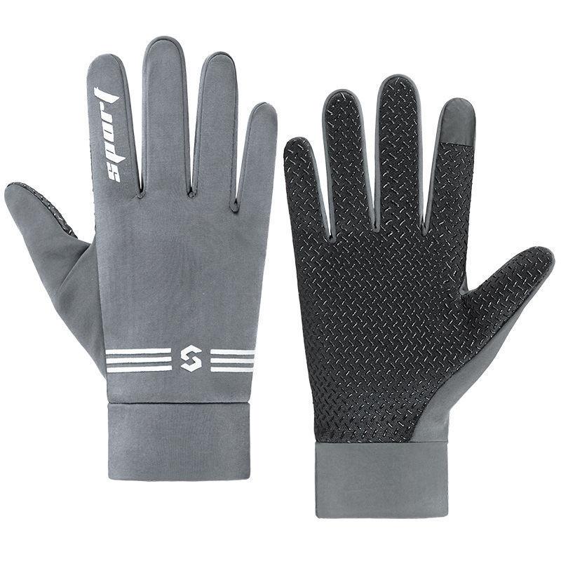 Thermal Gloves Autumn Winter Windproof Anti-Slip Touchscreen Running Cycling Sports Outdoor Adult Thick Warm