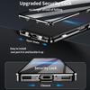 For Sony Xperia 1 IV HD Magnetic Metal Tempered Glass Phone Case