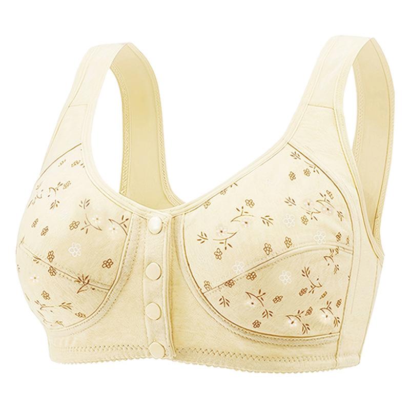Women Wirefree Tank Style Bras Front Closure Bralette Female Confortable Breathable Underwear Large Bust Cup Underwear L-5XL