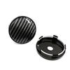 Carbon Black 57Mm 58Mm Car Wheel Hub Center Caps Auto Rim Dust-Proof Cover Emble
