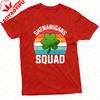 Shenanigans Squad Clover Design Summer Unisex TShirt Vintage Style Casual Wear St Patricks Day Festivals Perfect Gift Tee Tops