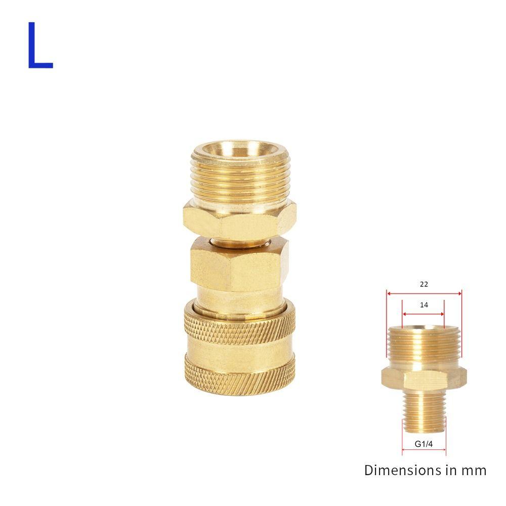 Hochdruckreiniger Schnellkupplung 1/4" zu Spritzlanze Lanze Bajonettadapter 1/4" Schnellverschlusskupplung für Kärcher