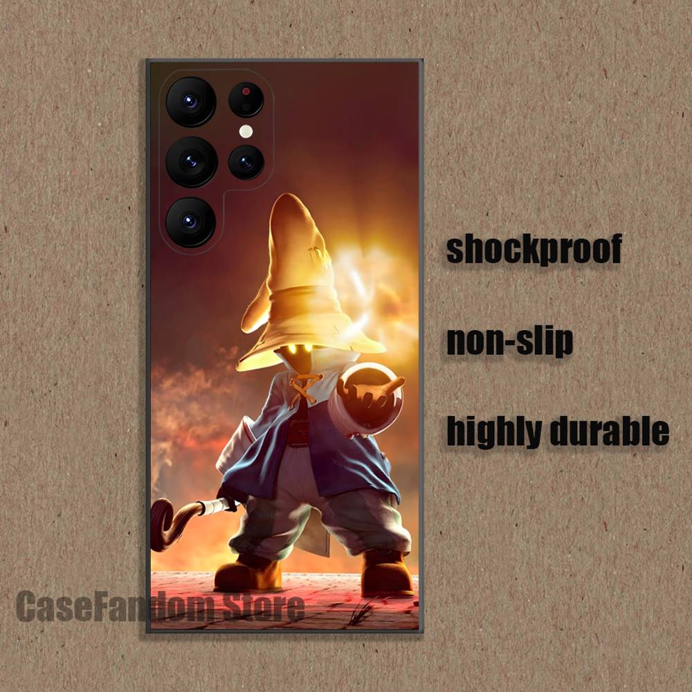 Moogles F-Final Fantasy Vivis Black Cover Phone Case For Samsung S26,S25,S24,S21,S22,S23,S30,Ultra,S20,Plus,Fe,Lite,5G