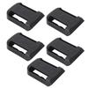 5 Sets Battery Dock Holder with Screws Battery Hanger Mounts for DCB200 DCB201 DCB203 DCB204 DCB206 Black