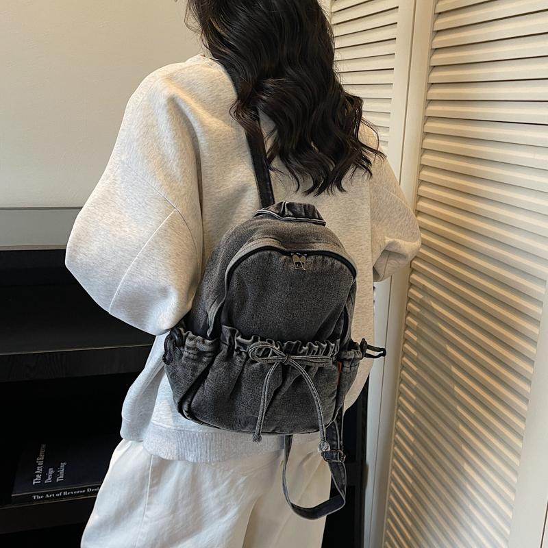 Women Denim Backpack