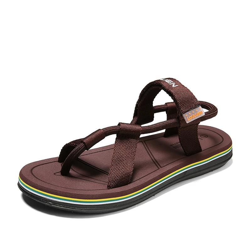 

Сандалии мужские летние противоскользящие износостойкие дезодорирующие водные пляжные сандалии шлепанцы мягкая подошва на песке сандалии 39 коричневый