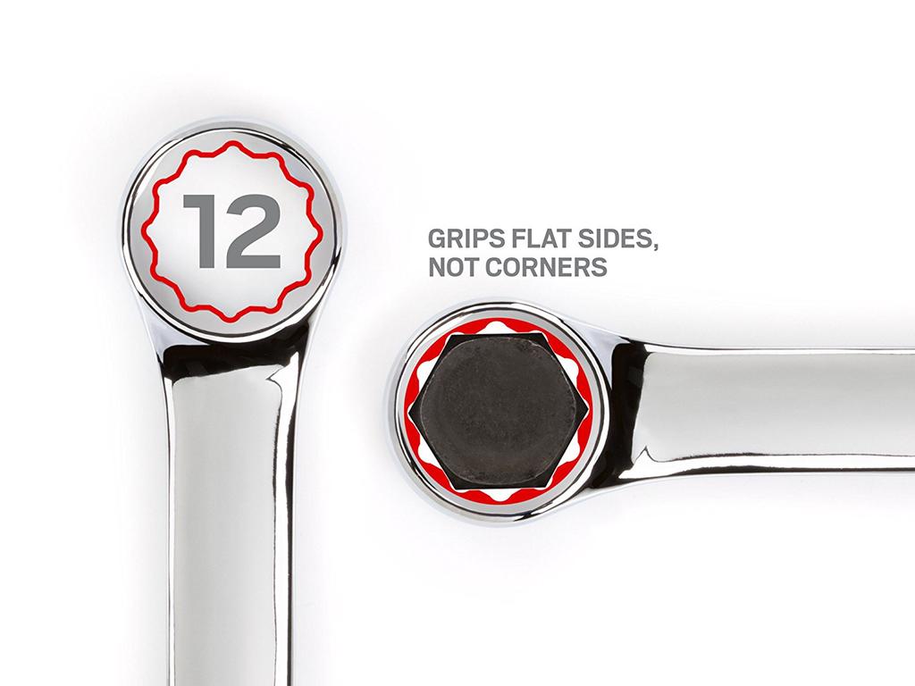 AB Tools Kombi-Schraubenschlüssel 24 Mm – Chrom-Vanadium, Poliert, 280 Mm Lang