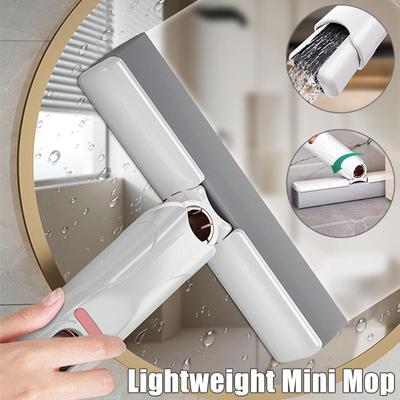 Galingos „Squeeze Mini Mop“ sulankstomos namų valymo šluostės su kempine Savaime susispaudžiančios grindų plovimo šluostės Stalo langų automobilio valymo įrankiai
