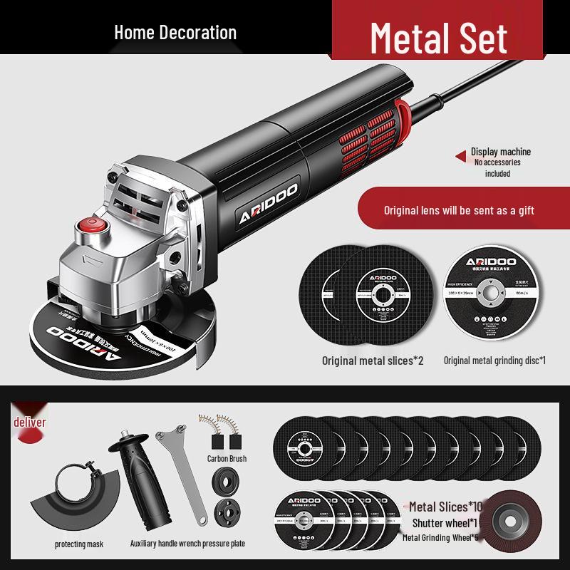 Német Multifunkcionális Sarokcsiszoló: Otthoni és ipari használatra köszörüléshez, polírozáshoz és vágáshoz.