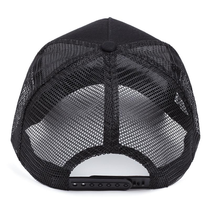 New Embroidered Smiley Baseball Hat Four Seasons Versatile Sun Hat Peaked Cap