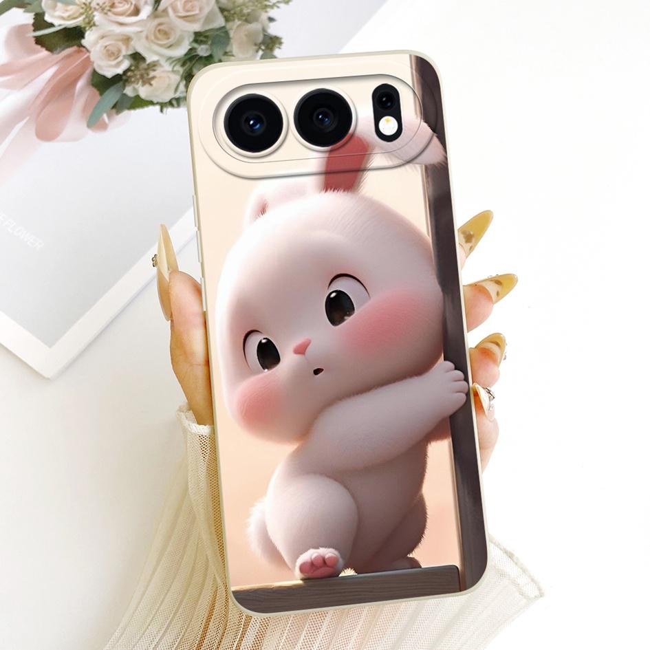 For Honor 500 5G Case MEY-AN00 Cute Rabbit Cat Cartoon Candy Silicone Shockproof Cover For Honor 500 Pro Funda Honor500 Pro Capa