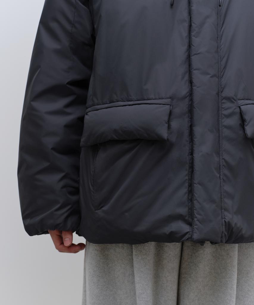 Musinsa Standard Non-Quilted Hooded Padded Jacket [Iron Grey]
