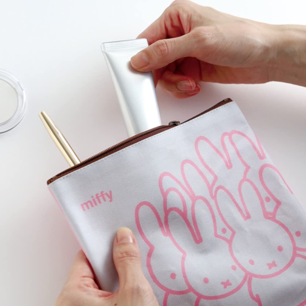 Green Flash Miffy Square W18 x Blue Pouch, H18cm, BM-220,